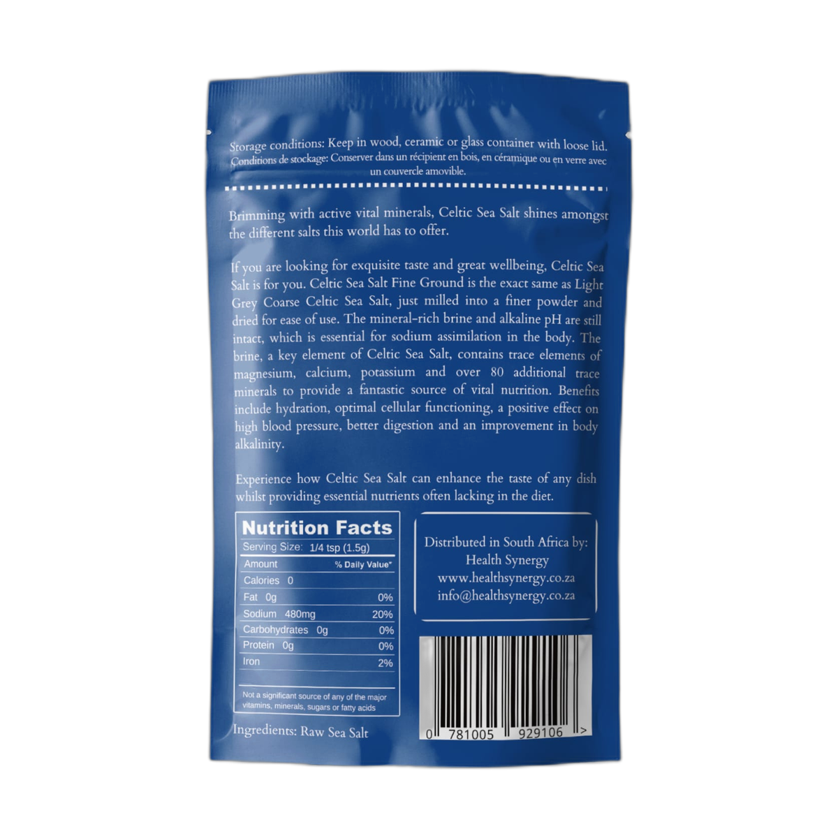 Celtic Sea Salt Coarse 250g - Image 3
